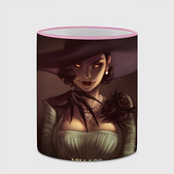 Кружка 3D Lady Alcina Dimitrescu, цвет: 3D-розовый кант — фото 2