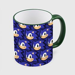 Кружка цветная Sonic pattern