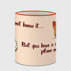 Кружка 3D Fruits basket, цвет: 3D-оранжевый кант — фото 2