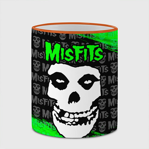 Кружка цветная MISFITS 3 / 3D-Оранжевый кант – фото 2