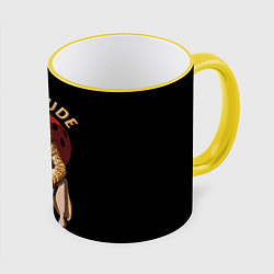 Кружка цветная THE DUDE Big Lebowski