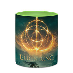 Кружка 3D Elden Ring key art, цвет: 3D-белый + светло-зеленый — фото 2