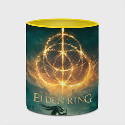 Кружка 3D Elden Ring key art, цвет: 3D-белый + желтый — фото 2