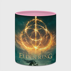 Кружка 3D Elden Ring key art, цвет: 3D-белый + розовый — фото 2
