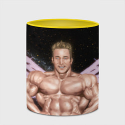 Кружка 3D Billy Space Aquarell, цвет: 3D-белый + желтый — фото 2