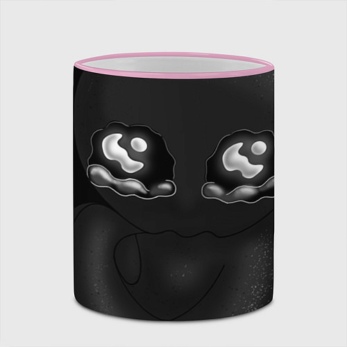 Кружка цветная Плакса / 3D-Розовый кант – фото 2