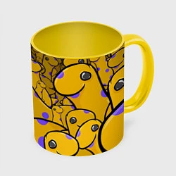 Кружка 3D Nessy, цвет: 3D-белый + желтый