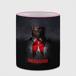 Кружка 3D Пищеблок постер, цвет: 3D-розовый кант — фото 2