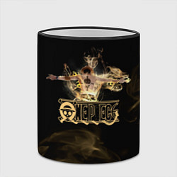 Кружка 3D Портгас Д Эйс One Piece, цвет: 3D-черный кант — фото 2