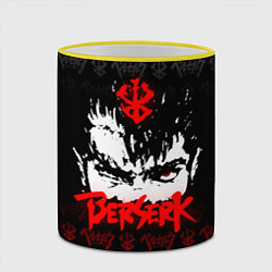 Кружка 3D BERSERK ЛОГО, цвет: 3D-желтый кант — фото 2