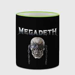 Кружка 3D Megadeth, цвет: 3D-светло-зеленый кант — фото 2