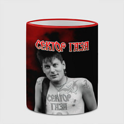 Кружка 3D Сектор Газа Юра ХОЙ в татуировках, цвет: 3D-красный кант — фото 2