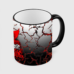 Кружка 3D Friday Night Funkin Tricky One, цвет: 3D-черный кант