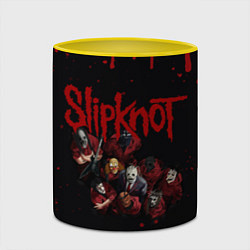 Кружка 3D SLIPKNOT СЛИПКНОТ Z, цвет: 3D-белый + желтый — фото 2