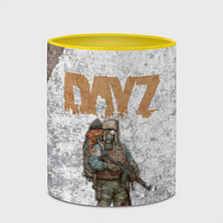 Кружка 3D DAYZ ДЕЙЗИ Z, цвет: 3D-белый + желтый — фото 2