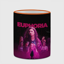 Кружка 3D Euphoria team, цвет: 3D-оранжевый кант — фото 2