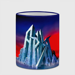 Кружка 3D Ария - Мания величия, цвет: 3D-синий кант — фото 2