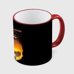 Кружка 3D Ария Штиль, цвет: 3D-красный кант