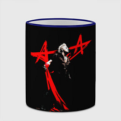 Кружка 3D Алиса - Константин Кинчев, цвет: 3D-синий кант — фото 2