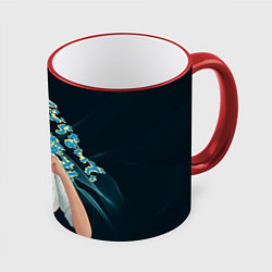 Кружка 3D Хаясэ Нагаторо, цвет: 3D-красный кант