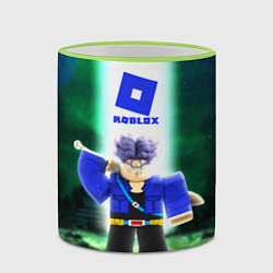 Кружка 3D DRAGONBALL ROBLOX РОБЛОКС Z, цвет: 3D-светло-зеленый кант — фото 2