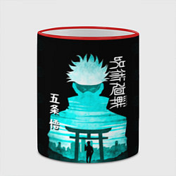 Кружка 3D Годжо Сатору Магическая битва, цвет: 3D-красный кант — фото 2