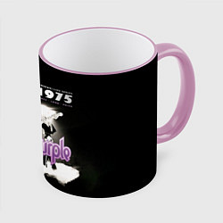 Кружка 3D Deep Purple - Paris 1975, цвет: 3D-розовый кант