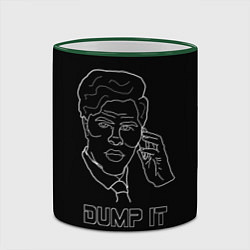 Кружка 3D Богданов Dump It, цвет: 3D-зеленый кант — фото 2