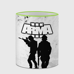Кружка 3D Arma Арма,Tactical Simulator, цвет: 3D-светло-зеленый кант — фото 2