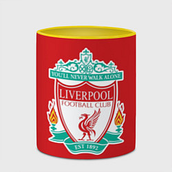 Кружка 3D F C LIVERPOOL, цвет: 3D-белый + желтый — фото 2