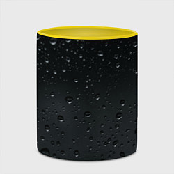 Кружка 3D Ночной дождь, цвет: 3D-белый + желтый — фото 2