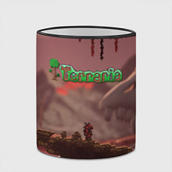 Кружка 3D Terraria Тэррария, цвет: 3D-черный кант — фото 2