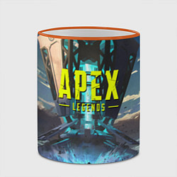 Кружка 3D APEX Legends boom, цвет: 3D-оранжевый кант — фото 2