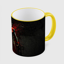 Кружка 3D Dante Definitive B, цвет: 3D-желтый кант