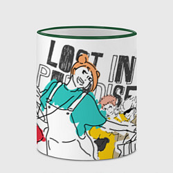 Кружка 3D Нобара Кугисаки - Jujutsu Kaisen, цвет: 3D-зеленый кант — фото 2