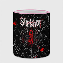 Кружка 3D Slipknot Rock Слипкнот Музыка Рок Гранж, цвет: 3D-розовый кант — фото 2