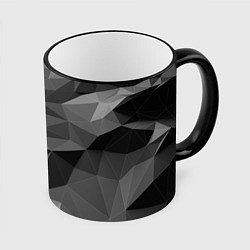 Кружка цветная Чб абстракция