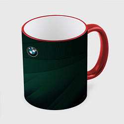 Кружка 3D GREEN BMW, цвет: 3D-красный кант