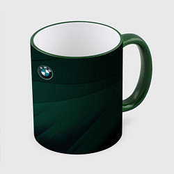 Кружка 3D GREEN BMW, цвет: 3D-зеленый кант