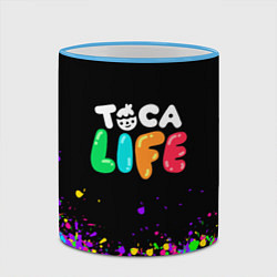Кружка 3D Toca Life, цвет: 3D-небесно-голубой кант — фото 2