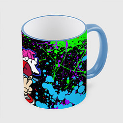 Кружка цветная FRIDAY NIGHT FUNKIN БРЫЗГИ КРАСОК, ГЕРОЙ