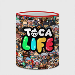 Кружка 3D Toca Life, цвет: 3D-красный кант — фото 2