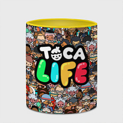 Кружка 3D Toca Life, цвет: 3D-белый + желтый — фото 2