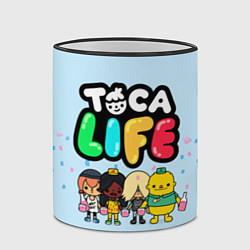 Кружка 3D Toca Life: Logo, цвет: 3D-черный кант — фото 2