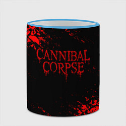 Кружка 3D CANNIBAL CORPSE КРАСНЫЕ ЧЕРЕПА, цвет: 3D-небесно-голубой кант — фото 2