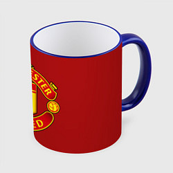 Кружка 3D Manchester United F C, цвет: 3D-синий кант
