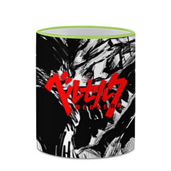Кружка 3D БЕРСЕРК РИСУНОК BERSERK, цвет: 3D-светло-зеленый кант — фото 2