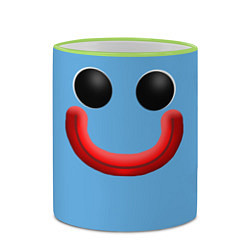 Кружка 3D Huggy Waggy smile, цвет: 3D-светло-зеленый кант — фото 2