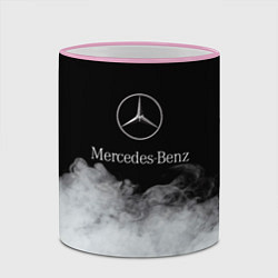 Кружка 3D Mercedes-Benz Облака, цвет: 3D-розовый кант — фото 2