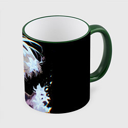 Кружка 3D Венецианская девушка Nier automata 2b, цвет: 3D-зеленый кант